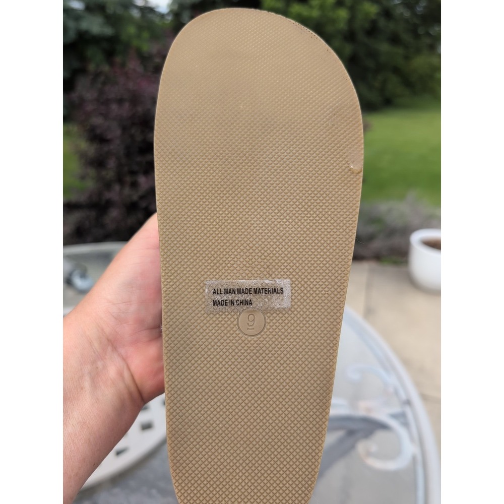 Dolce Vita Women's Alameda Sandal Silver Size 9 Buckle, Hook & Loop Comfort EUC - Picture 7 of 10